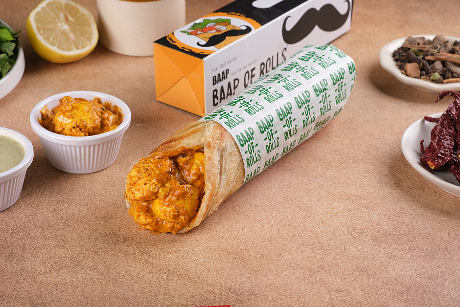 Makhani Paneer Roll